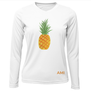 Pineapple AMI Women's Dry Fit Long Sleeve  UPF 30