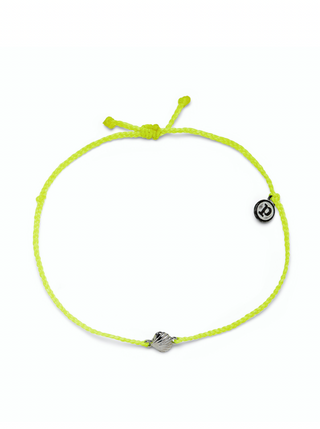 Pura Vida Scallop Charm Anklet in Neon Yellow  Sandy feet look so much cuter when you’re wearing one of our Pura Vida Anklets. Designed to look like our best-selling bracelets, these are the everyday anklets you’ll be wearing by the pool and to the beach all summer long.