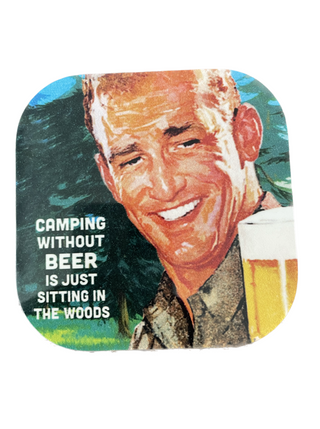 Camping Without Beer Coaster